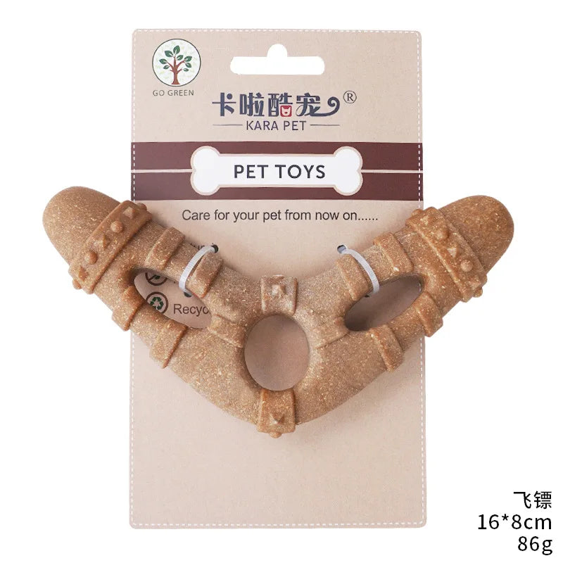Durable Bone-Shaped Dog Chew Toy – Dental & Boredom Relief