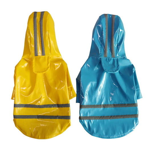 Waterproof Hooded Pet Raincoat – Reflective Outdoor Rain Jacket for Dogs & Cats