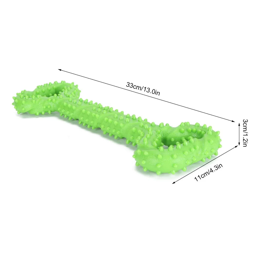 Spiky Double-Ended Dog Chew & Teeth Cleaning Toy