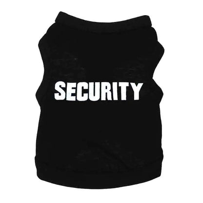 Security Letter Pet Hoodie – Warm Fashion Coat for Dogs & Cats