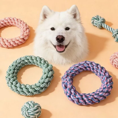 Heavy-Duty Dog Rope Toy – Tough Tug & Chew Toy
