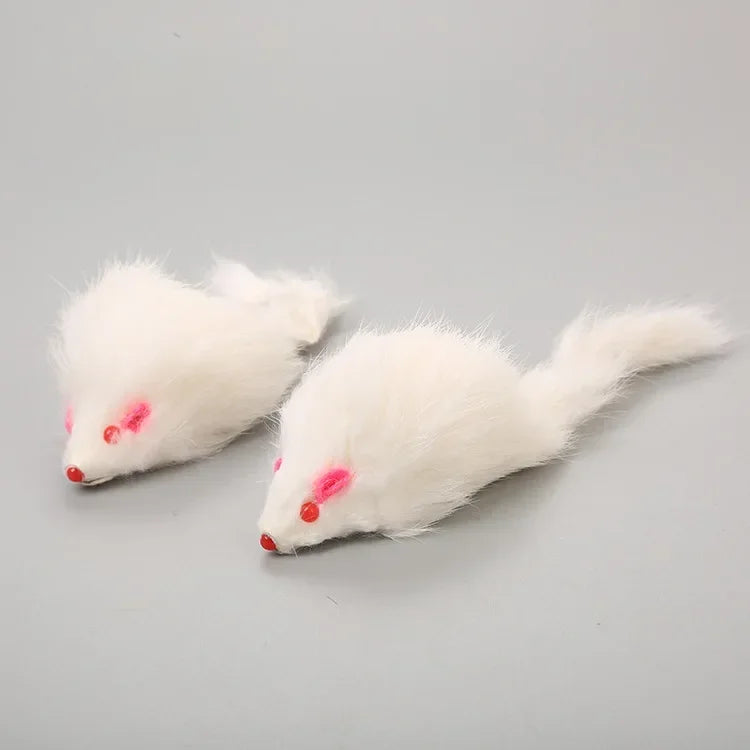 Realistic Mouse Cat Toy – Soft Plush Hunting & Chase Toy