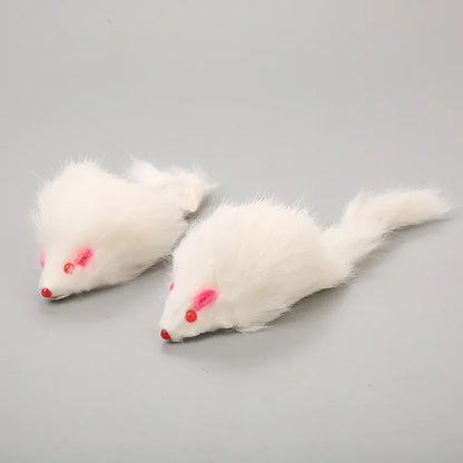 Realistic Mouse Cat Toy – Soft Plush Hunting & Chase Toy