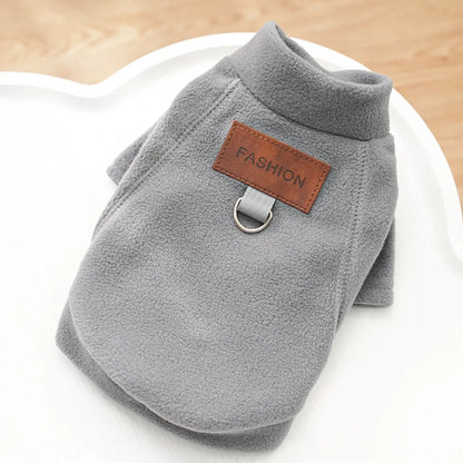 Warm Pet Winter Vest with D-Ring – Cozy Jacket for Dogs & Cats