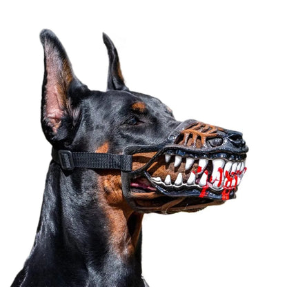 Funny Realistic Dog Fangs Mask – Movable Teeth