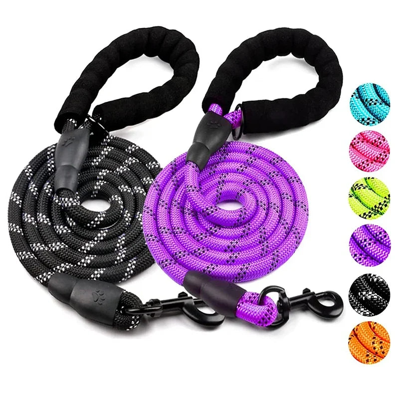 Strong Reflective Dog Leash – Durable Walking & Training Lead