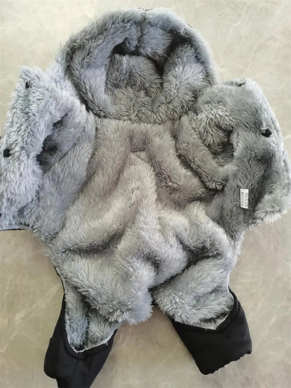 Thickened Waterproof Dog Winter Jumpsuit – Warm Sport Hoodie for Small Dogs