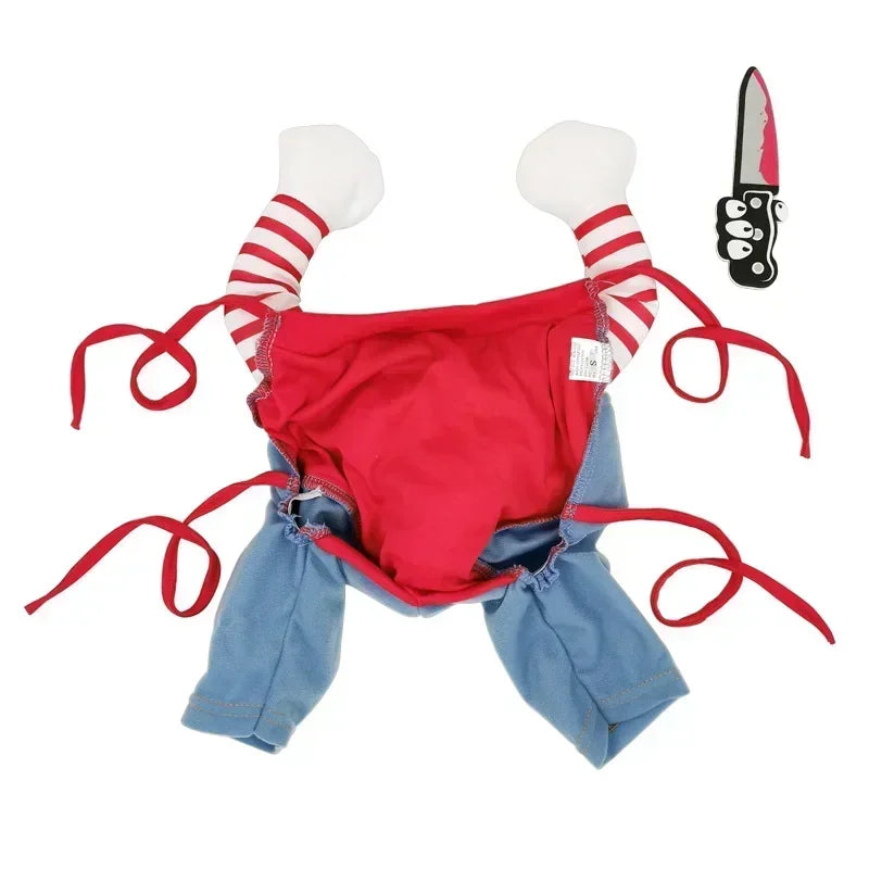 Funny Halloween Dog Costume – Adjustable Pet Cosplay Outfit