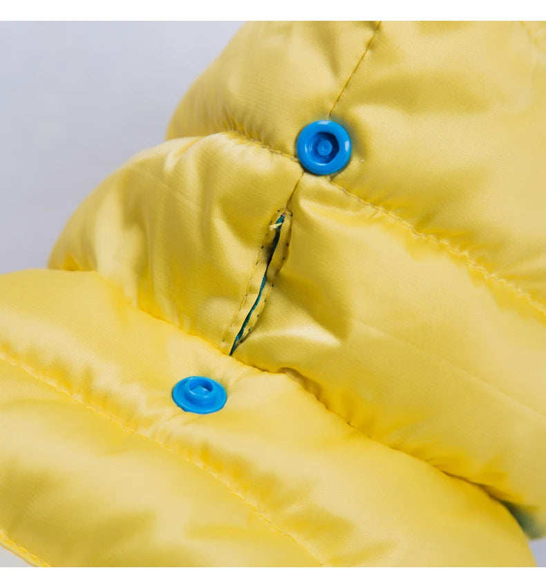 PP Cotton Dog Winter Jacket – Warm Padded Coat for Small & Medium Dogs