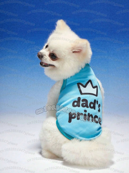 King of the House Pet Basketball Vest – Summer T-Shirt for Dogs & Cats