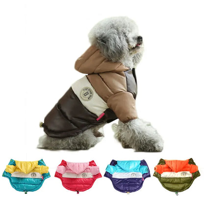 PP Cotton Dog Winter Jacket – Warm Padded Coat for Small & Medium Dogs