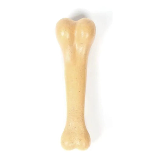 Natural Dog Bone Chew Toy – Tough Teething & Dental Toy