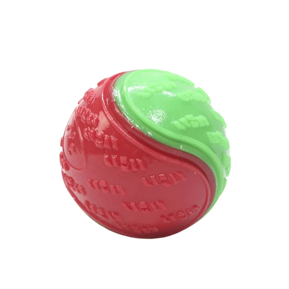 Interactive Squeaky Dog Ball – Dental Chew & Play Toy