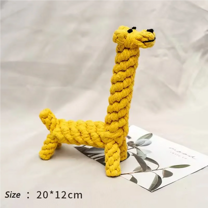 Rope Knot Ball Dog Toy – Durable Chew & Dental Play Toy