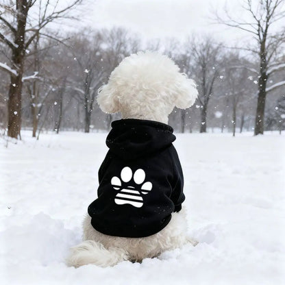 Windproof Pet Hoodie – Soft Breathable Sweatshirt for Small Dogs & Cats