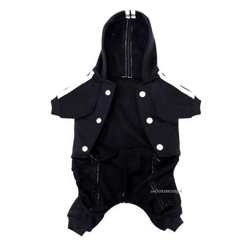 Cotton Pet Hooded Jumpsuit – Cozy Sweatshirt for Dogs & Cats