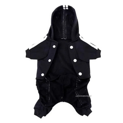 Cotton Pet Hooded Jumpsuit – Cozy Sweatshirt for Dogs & Cats