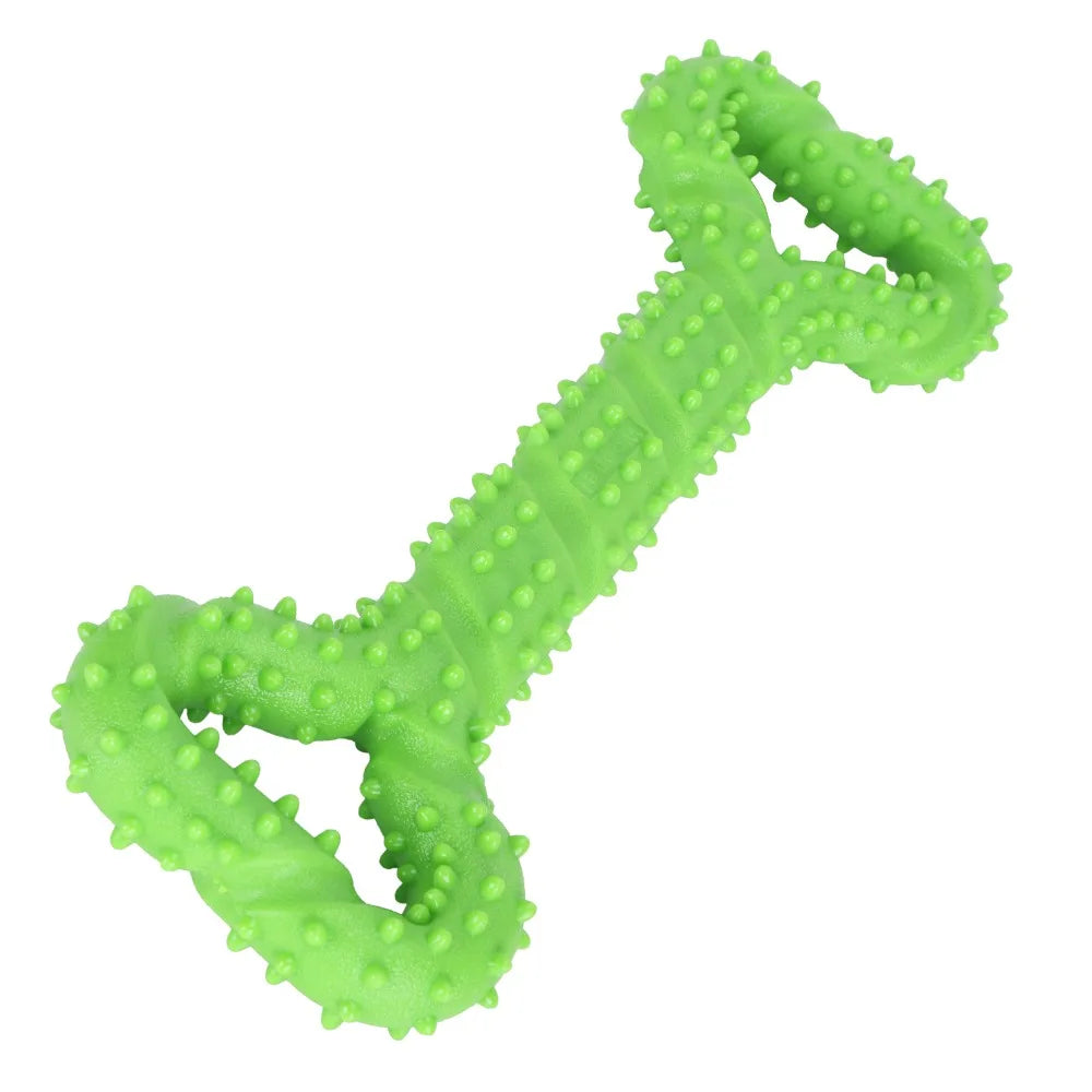 Spiky Double-Ended Dog Chew & Teeth Cleaning Toy
