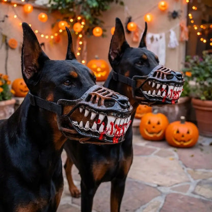 Funny Realistic Dog Fangs Mask – Movable Teeth