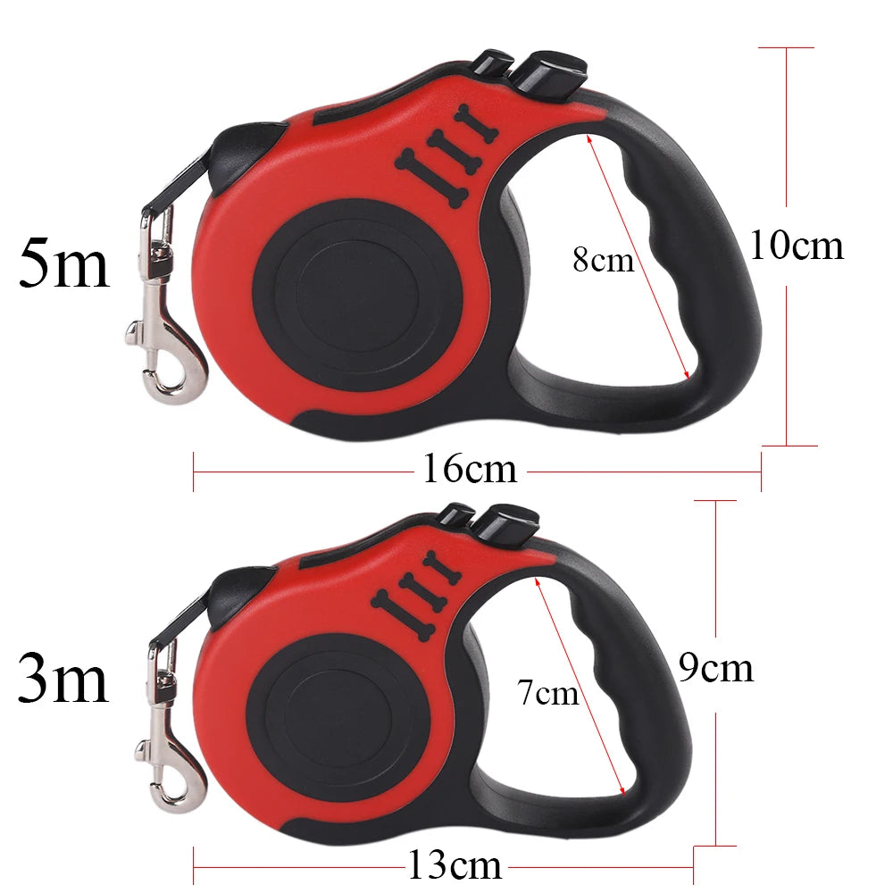Automatic Retractable Pet Leash – 3M & 5M Walking Lead
