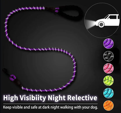 Strong Reflective Dog Leash – Durable Walking & Training Lead
