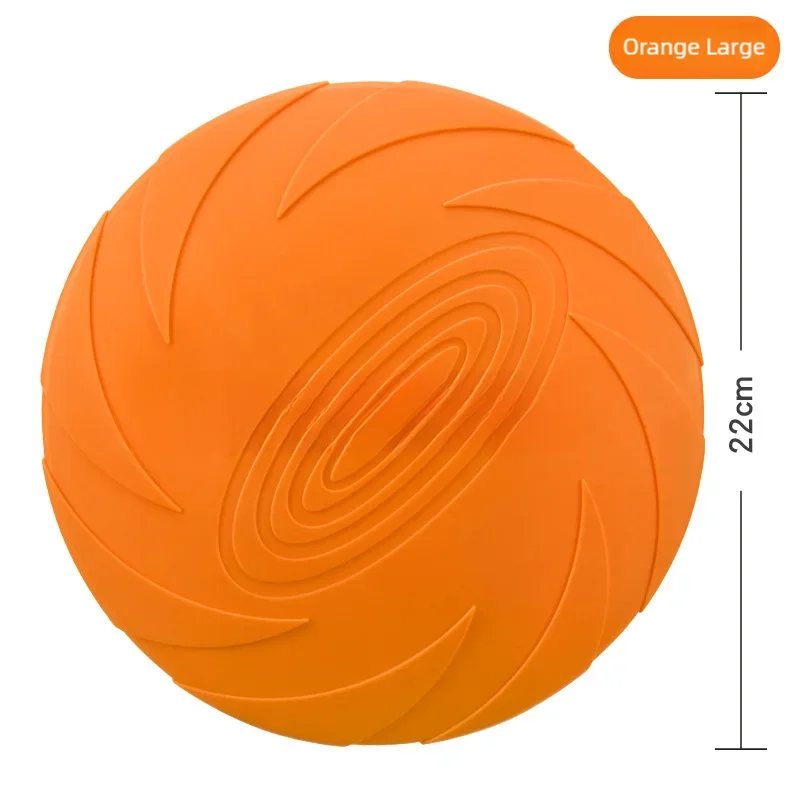 TPR Flying Disc Dog Toy – Bite-Resistant Interactive Fetch & Training Toy
