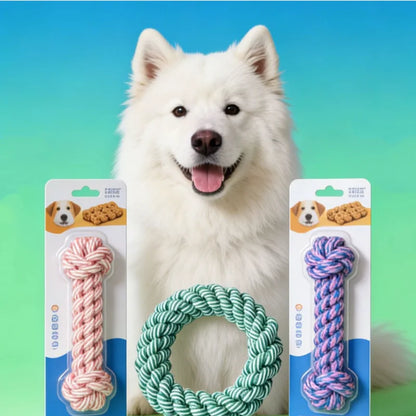 Heavy-Duty Dog Rope Toy – Tough Tug & Chew Toy