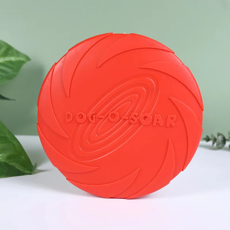 TPR Flying Disc Dog Toy – Bite-Resistant Interactive Fetch & Training Toy