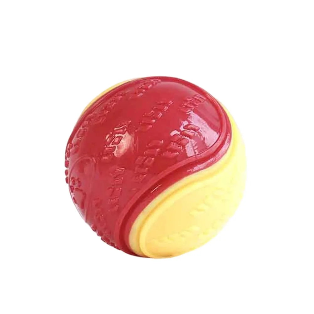 Interactive Squeaky Dog Ball – Dental Chew & Play Toy
