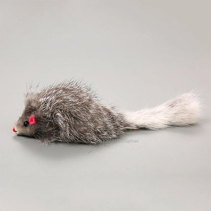 Realistic Mouse Cat Toy – Soft Plush Hunting & Chase Toy