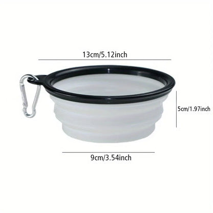 Portable Collapsible Dog Bowl – Travel Food & Water Bowl