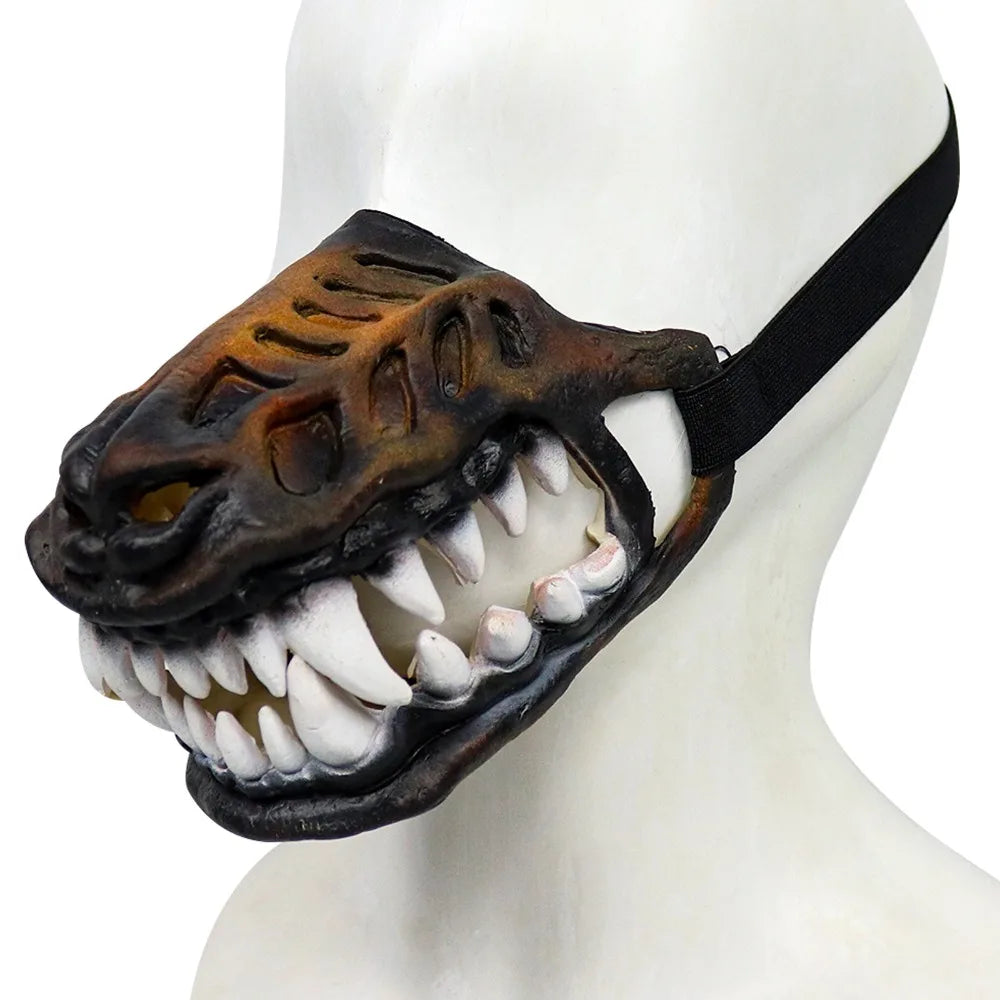 Funny Realistic Dog Fangs Mask – Movable Teeth