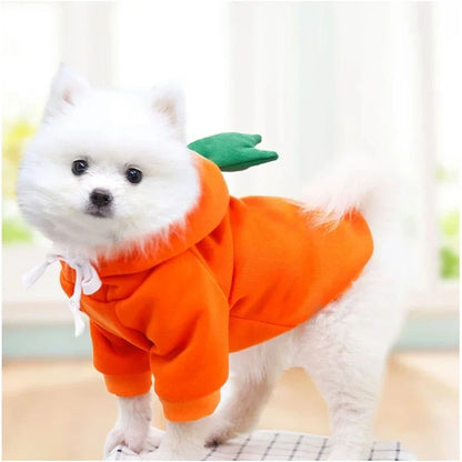 Cute Fruit Fleece Pet Hoodie – Warm Winter Coat for Dogs & Cats