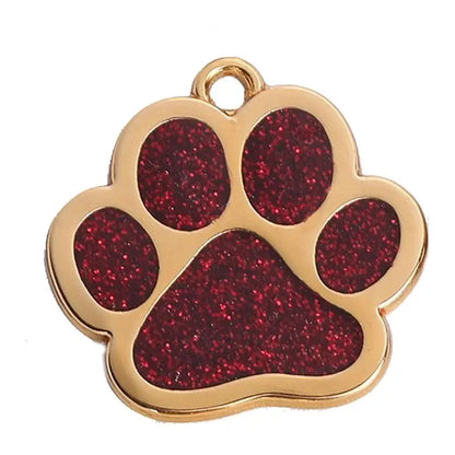 Bling Glitter Pet Collar Charm – Colorful Metal Pendant