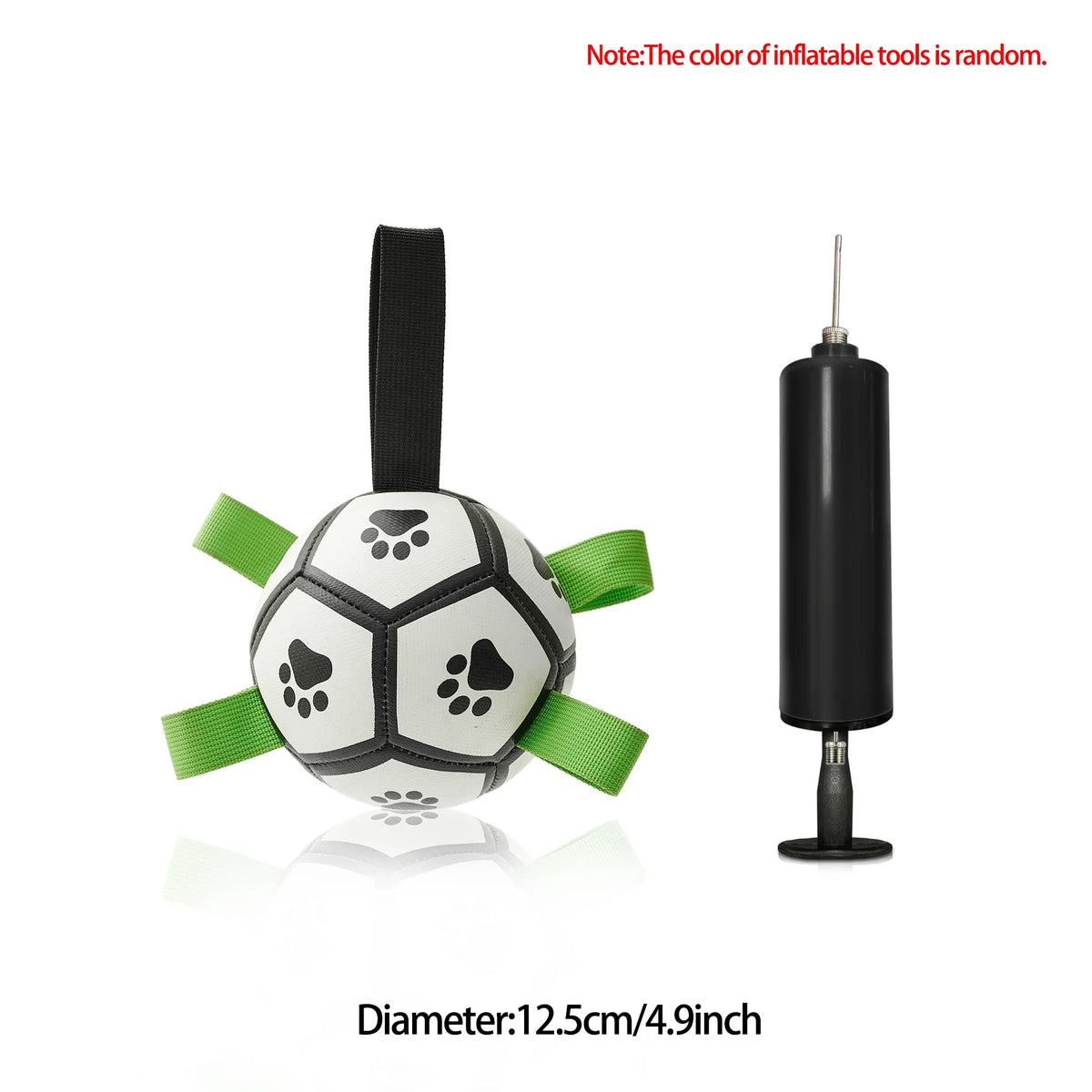 Interactive Soccer Ball Dog Toy – Tug, Chase & Fetch Fun