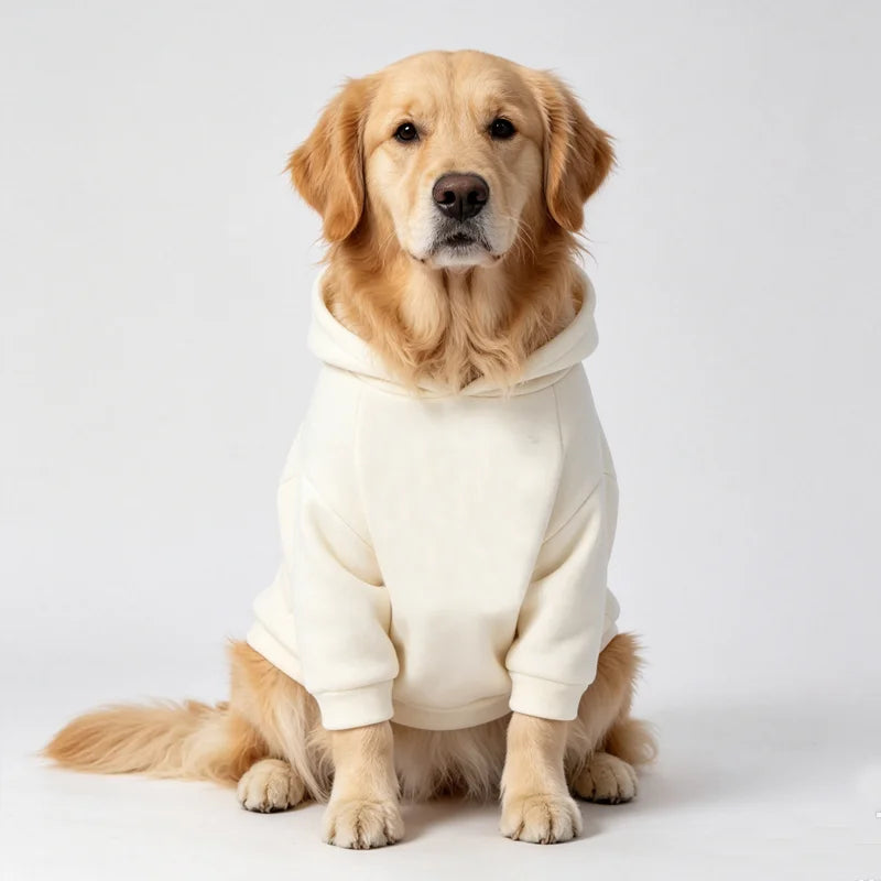 Ghost Print Halloween Pet Hoodie – Warm Fall & Winter Sweatshirt for Dogs & Cats