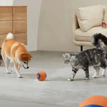Tough Elastic Dog Fetch Ball – Durable Chew & Bounce Toy