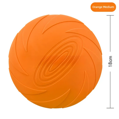 TPR Flying Disc Dog Toy – Bite-Resistant Interactive Fetch & Training Toy